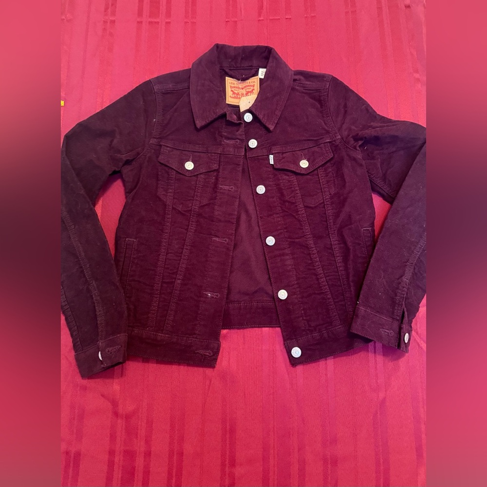 Levi's Deep Burgundy Corduroy Jacket